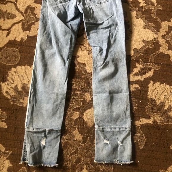 Women’s Express Light Wash Jeans Size 8 Cropped Skinny Performances - Picture 10 of 10